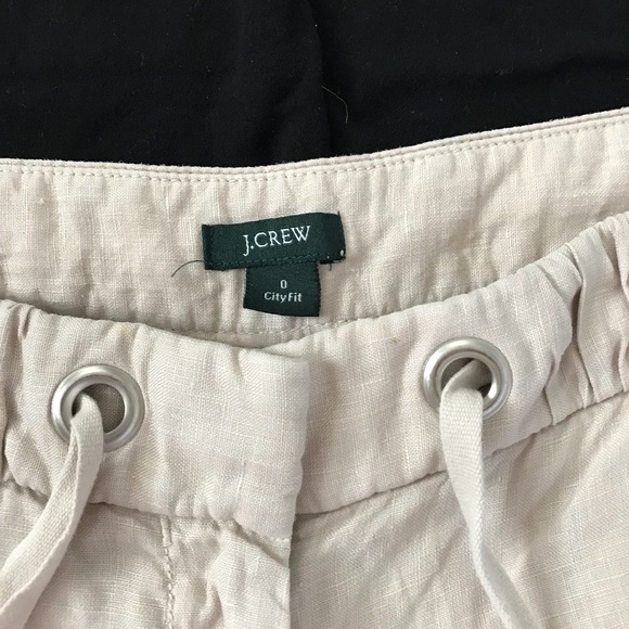 J crew tan linen pants! - Picture 2 of 4